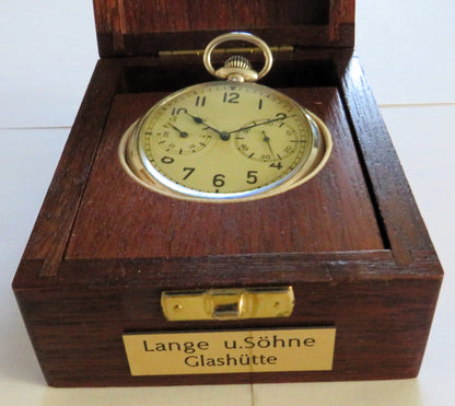 A. Lange & Söhne U - Boot Leuchtzifferblatt B - Uhr Kal 48 Kriegsmarine WK2 - Sammler - Uhren
