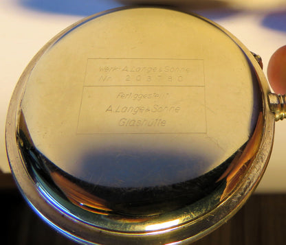 A. Lange & Söhne U - Boot Leuchtzifferblatt B - Uhr Kal 48 Kriegsmarine WK2 - Sammler - Uhren