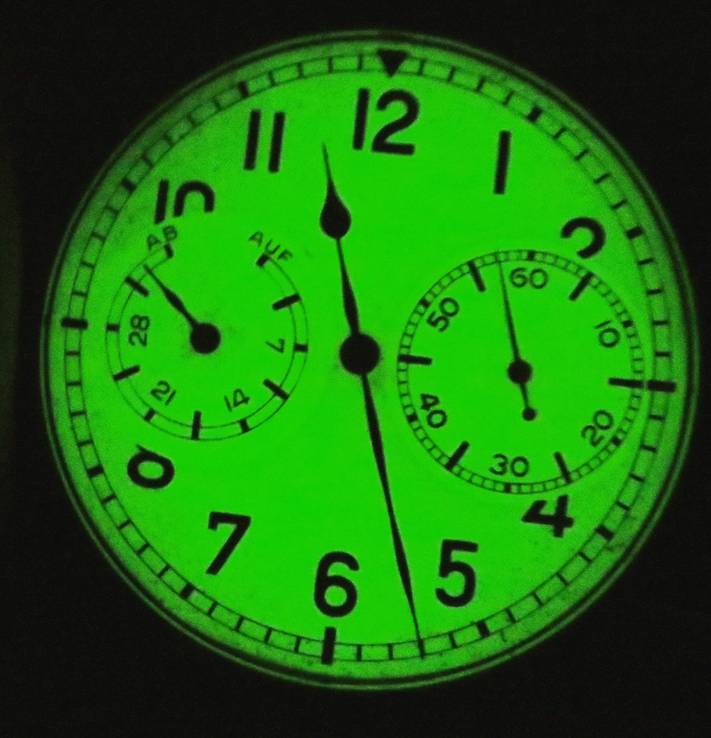 A. Lange & Söhne U - Boot Leuchtzifferblatt B - Uhr Kal 48 Kriegsmarine WK2 - Sammler - Uhren