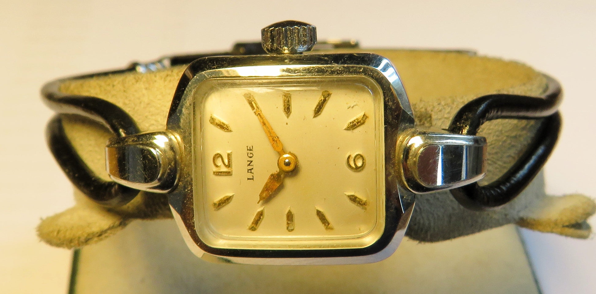 A. Lange & Söhne Walter Lange Pforzheim Luxus Damen Armbanduhr ca. 1960 - Sammler - Uhren