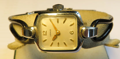 A. Lange & Söhne Walter Lange Pforzheim Luxus Damen Armbanduhr ca. 1960 - Sammler - Uhren