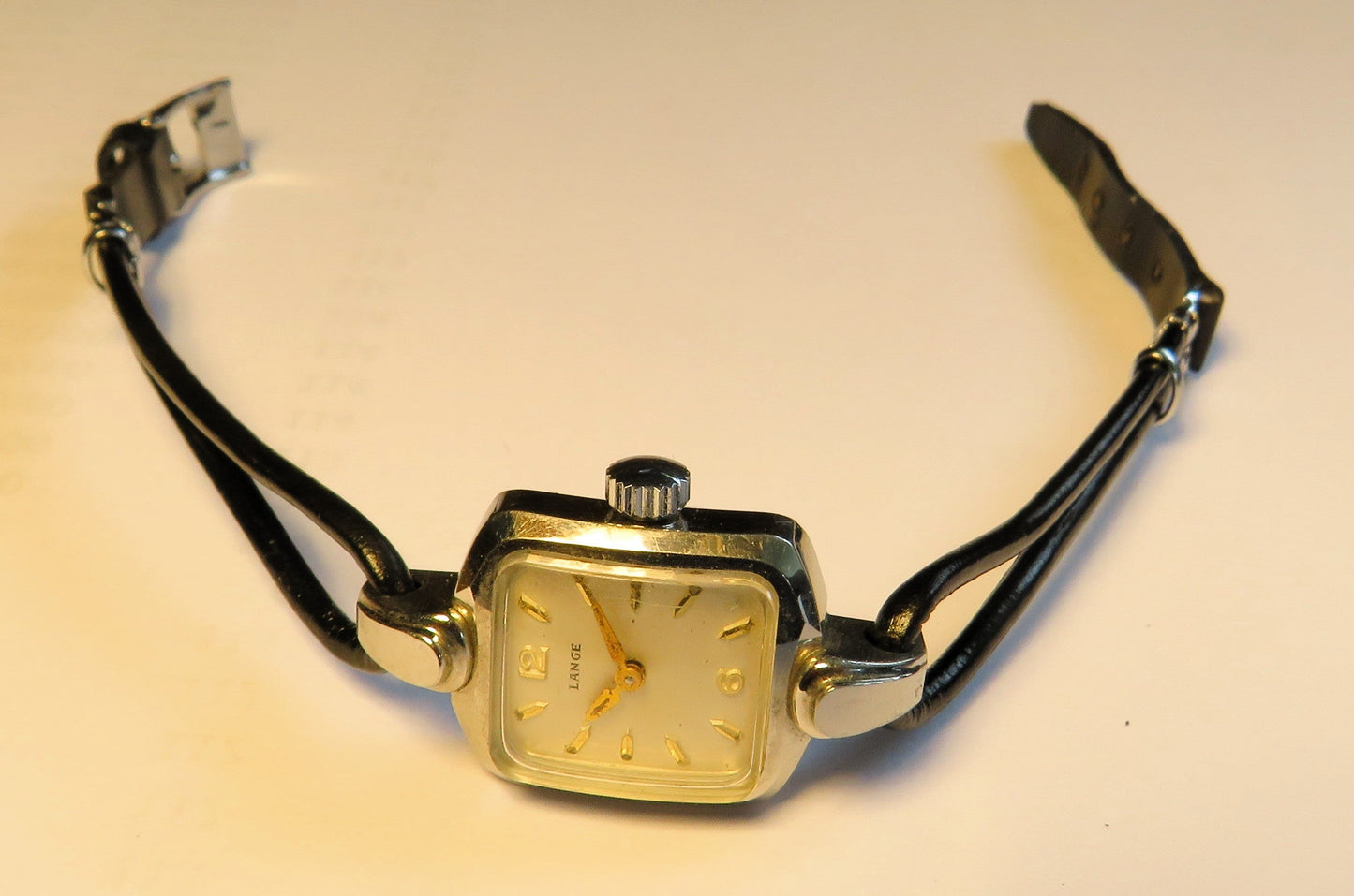 A. Lange & Söhne Walter Lange Pforzheim Luxus Damen Armbanduhr ca. 1960 - Sammler - Uhren
