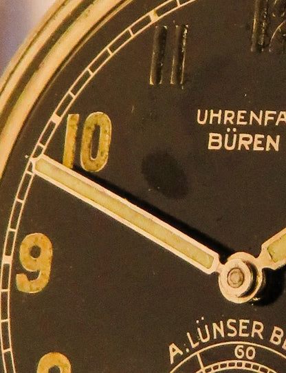 A. Lünser Berlin Buren Grand Prix Deck Dienst Uhr Kaiserlische Kriegsmarine 1914 - Sammler - Uhren