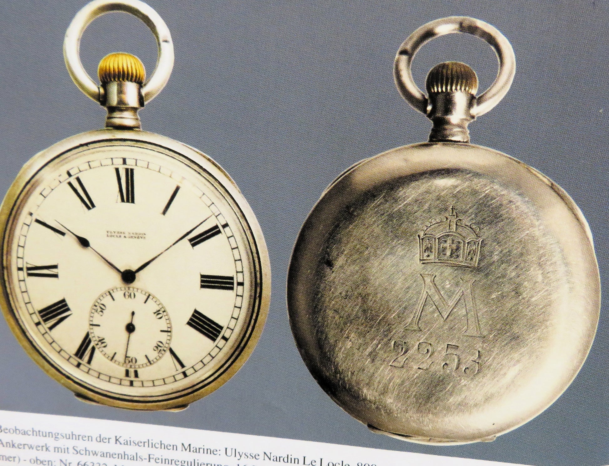 A. Lünser Berlin Buren Grand Prix Deck Dienst Uhr Kaiserlische Kriegsmarine 1914 - Sammler - Uhren
