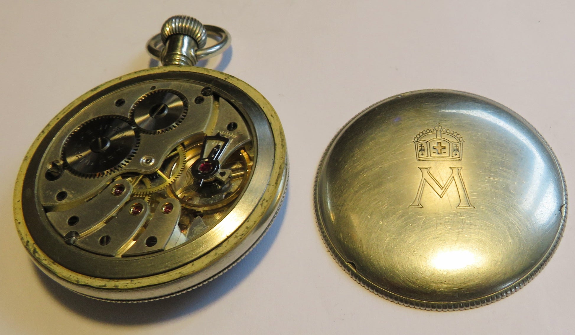 A. Lünser Berlin Buren Grand Prix Deck Dienst Uhr Kaiserlische Kriegsmarine 1914 - Sammler - Uhren