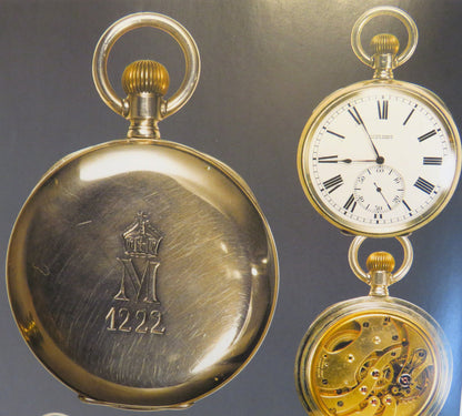 A. Lünser Berlin Buren Grand Prix Deck Dienst Uhr Kaiserlische Kriegsmarine 1914 - Sammler - Uhren