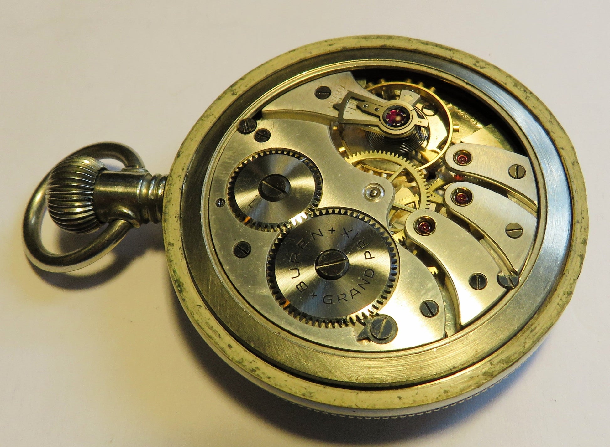 A. Lünser Berlin Buren Grand Prix Deck Dienst Uhr Kaiserlische Kriegsmarine 1914 - Sammler - Uhren