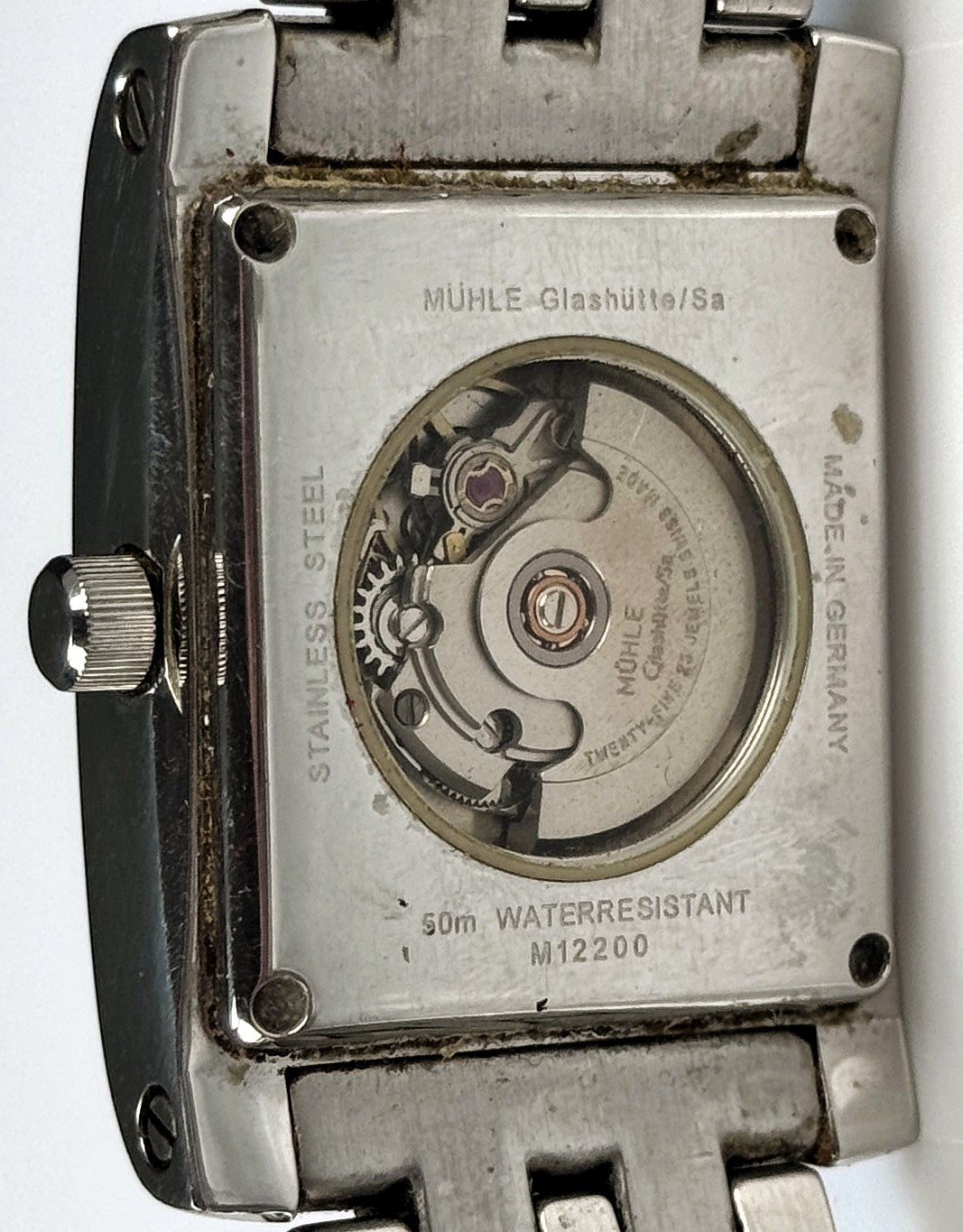 Mühle Glashütte Nautische Instrumente Armbanduhr Quadro Automatik, Ref M 12200