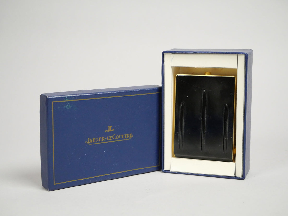 Jaeger LeCoultre Recital Luxus mech. Reise Wecker Tischuhr in Chinalack in OVP