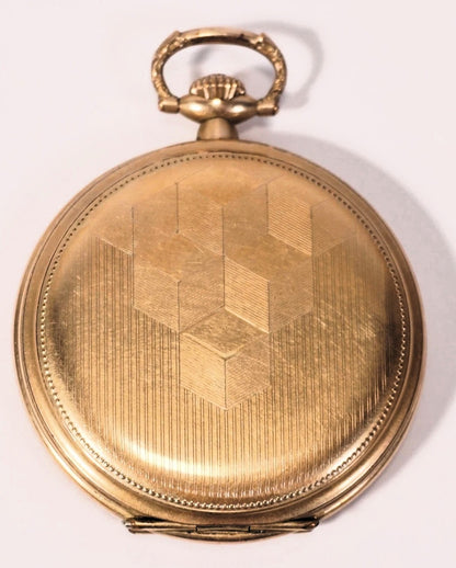 Seltenste Carl W. Höhnel Glashütte Taschenuhr Glashütter Bauart ca. 1930