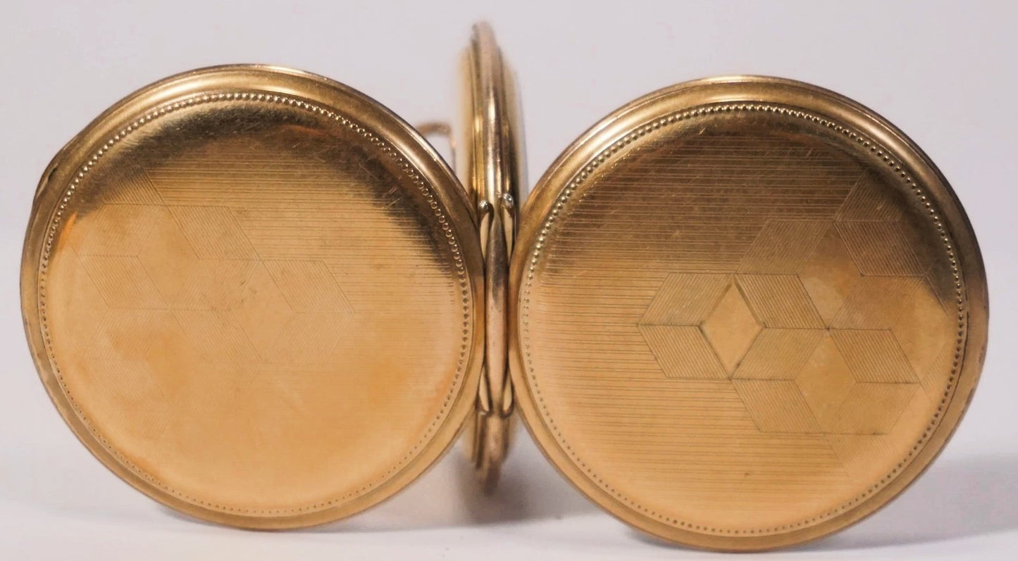 Seltenste Carl W. Höhnel Glashütte Taschenuhr Glashütter Bauart ca. 1930