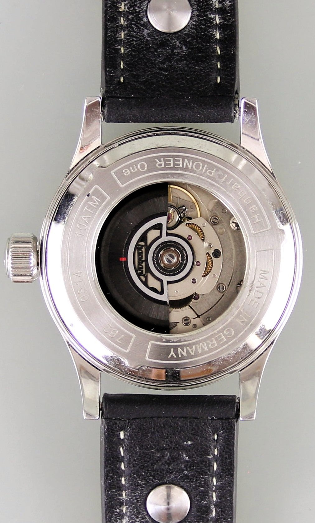 Hanhart Luxury Military Pioneer One Automatic Pilot's Watch Men's in Original Box