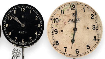 Jaeger LeCoultre 4 mal Borduhr Cockpituhr Einbauuhr 2 x nur Werk 2 x mit Gehäuse
