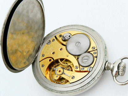 Saxonia Dresden Gruna Költzsch große Eisenbahneruhr ca. 1920 Junghans 33 b Werk