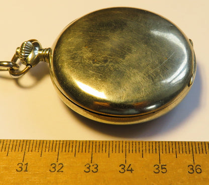 Alpina A. Lünser Berlin Reichs 100.000 Mann Wehr Deckuhr Chronograph Artillerie - Sammler - Uhren