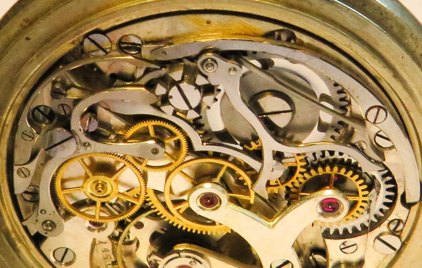 Alpina A. Lünser Berlin Reichs 100.000 Mann Wehr Deckuhr Chronograph Artillerie - Sammler - Uhren