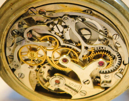 Alpina A. Lünser Berlin Reichs 100.000 Mann Wehr Deckuhr Chronograph Artillerie - Sammler - Uhren