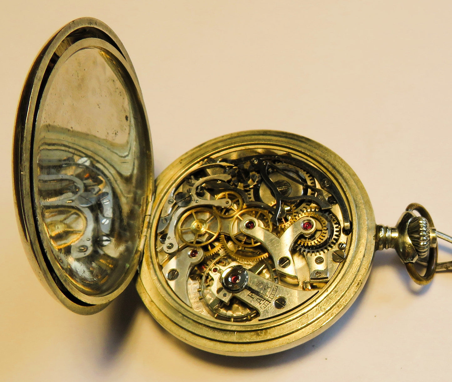 Alpina A. Lünser Berlin Reichs 100.000 Mann Wehr Deckuhr Chronograph Artillerie - Sammler - Uhren