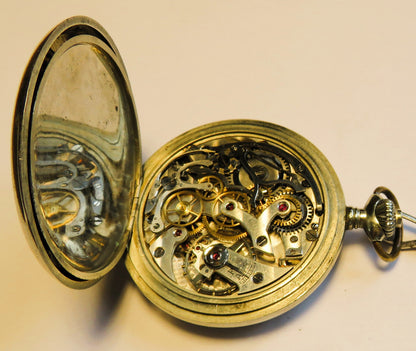 Alpina A. Lünser Berlin Reichs 100.000 Mann Wehr Deckuhr Chronograph Artillerie - Sammler - Uhren