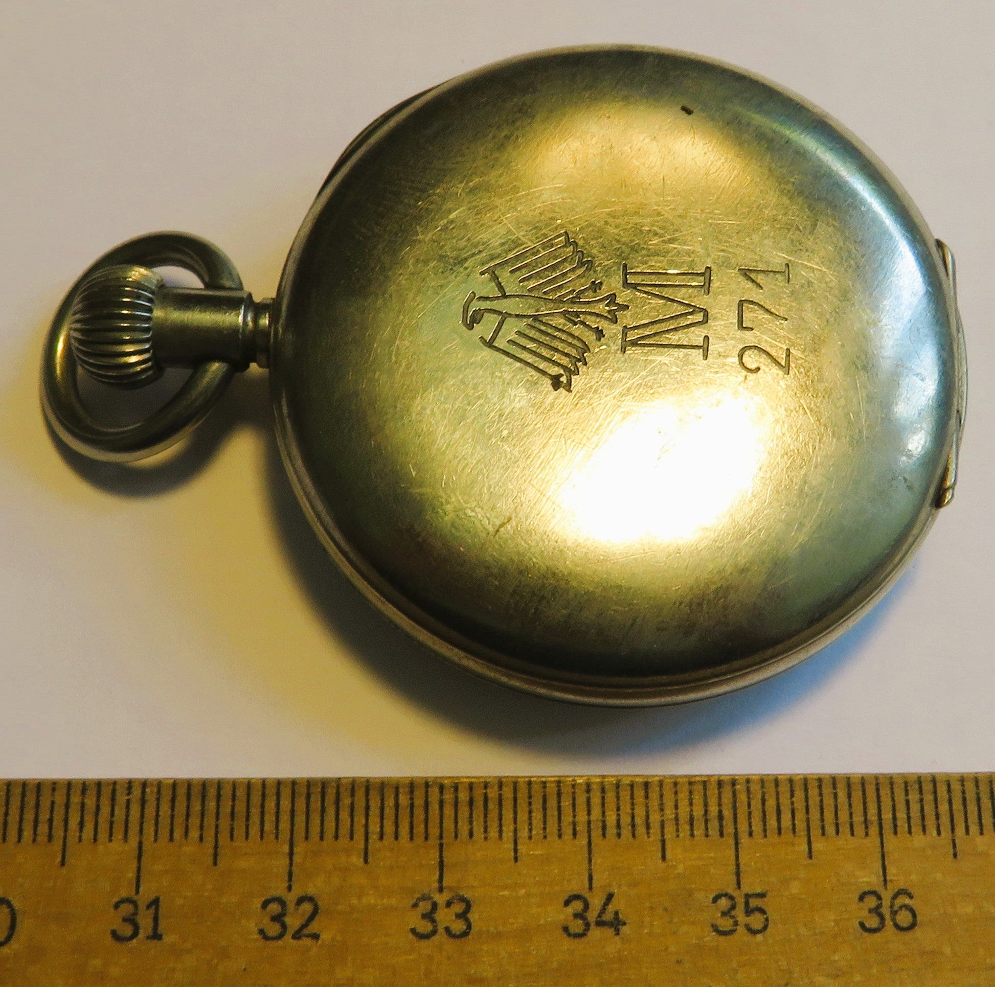 Alpina voll signierte Artillerie Stoppuhr Kriegsmarine 1. Weltkrieg WK 1 ca. 191 - Sammler - Uhren