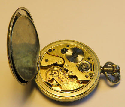 Alpina voll signierte Artillerie Stoppuhr Kriegsmarine 1. Weltkrieg WK 1 ca. 191 - Sammler - Uhren