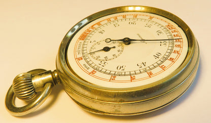 Alpina voll signierte Artillerie Stoppuhr Kriegsmarine 1. Weltkrieg WK 1 ca. 191 - Sammler - Uhren