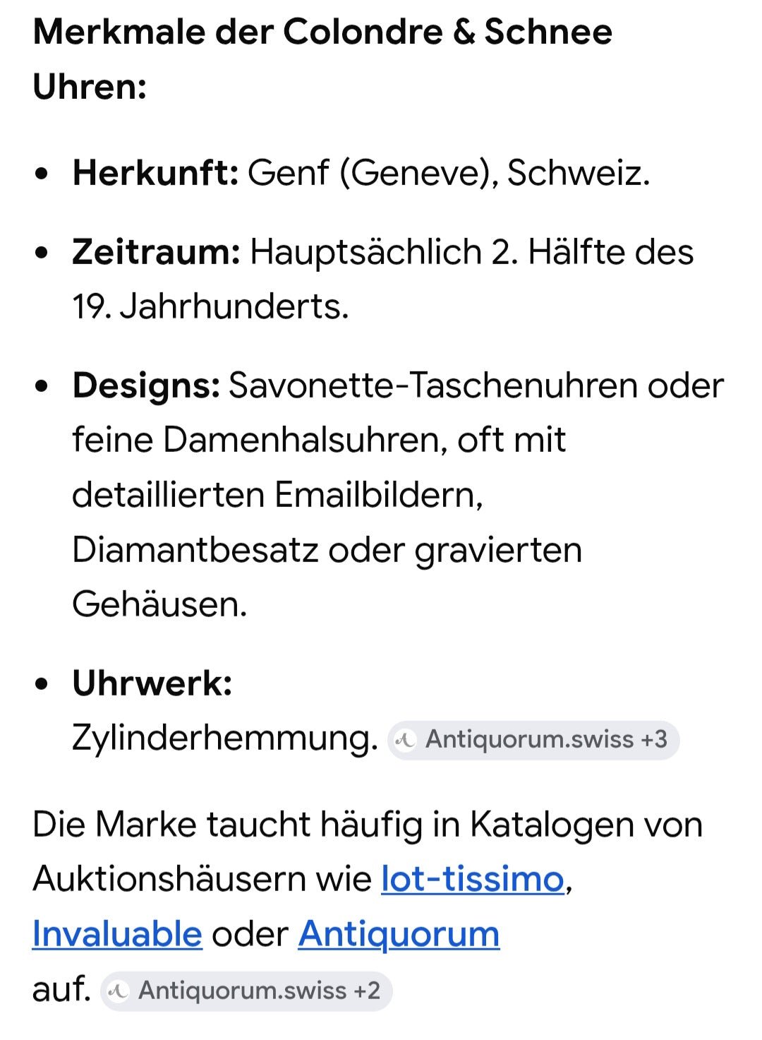 Antike Colondre & Schnee Geneve 18K Gold TU mit Emaile Lupenmalerei Diamant verm. Unikat - Sammler - Uhren