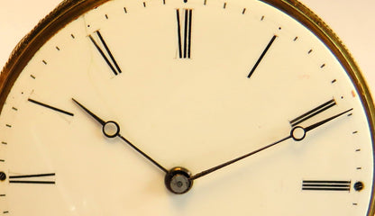 Antike Colondre & Schnee Geneve 18K Gold TU mit Emaile Lupenmalerei Diamant verm. Unikat - Sammler - Uhren