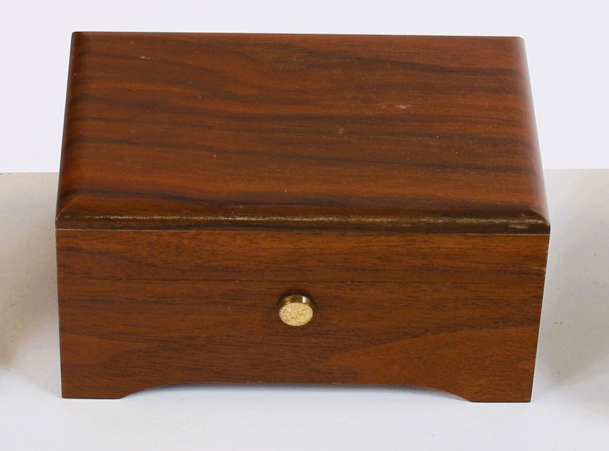 Reuge Sainte-Croix cylinder music box hand-painted 3 melodies Offenbach Suppé Brahms