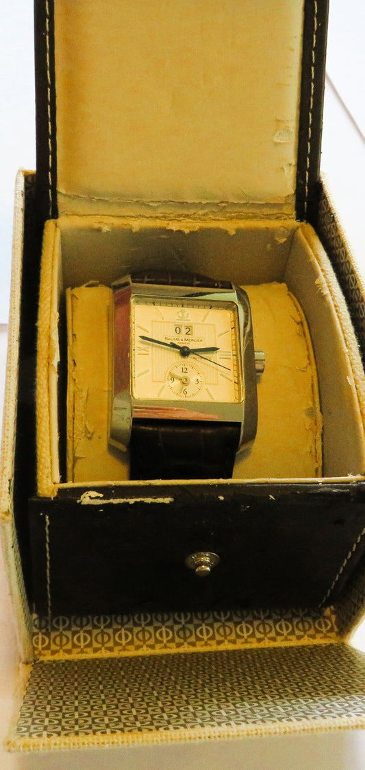 Baume Mercier Hampton Dual Time Automatik Großdatum Cal. BM11651 in OVP - Sammler - Uhren