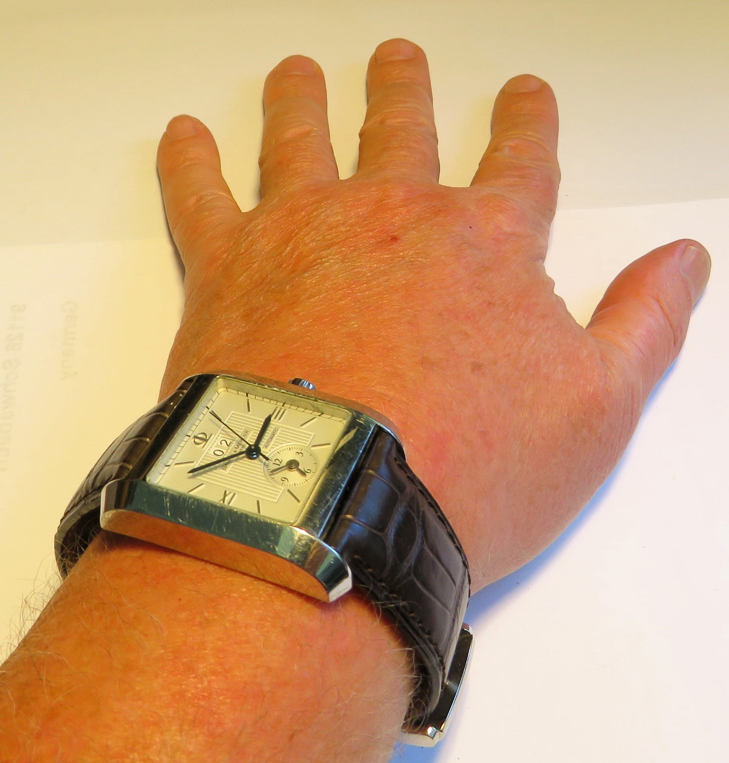 Baume Mercier Hampton Dual Time Automatik Großdatum Cal. BM11651 in OVP - Sammler - Uhren