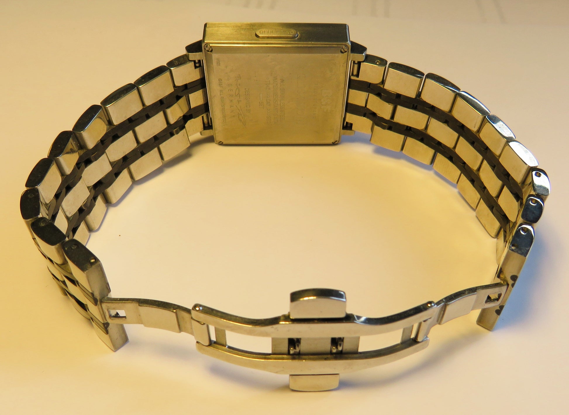 Biegert & Funk Clocktwo W 001 Armbanduhr - Uhr die Uhrzeit schreibt - Fullset! - Sammler - Uhren