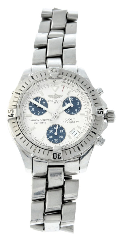 Breitling Colt Luxus Herren Chronograph Chronometer Quarz A73350 Kaliber B73 - Sammler - Uhren