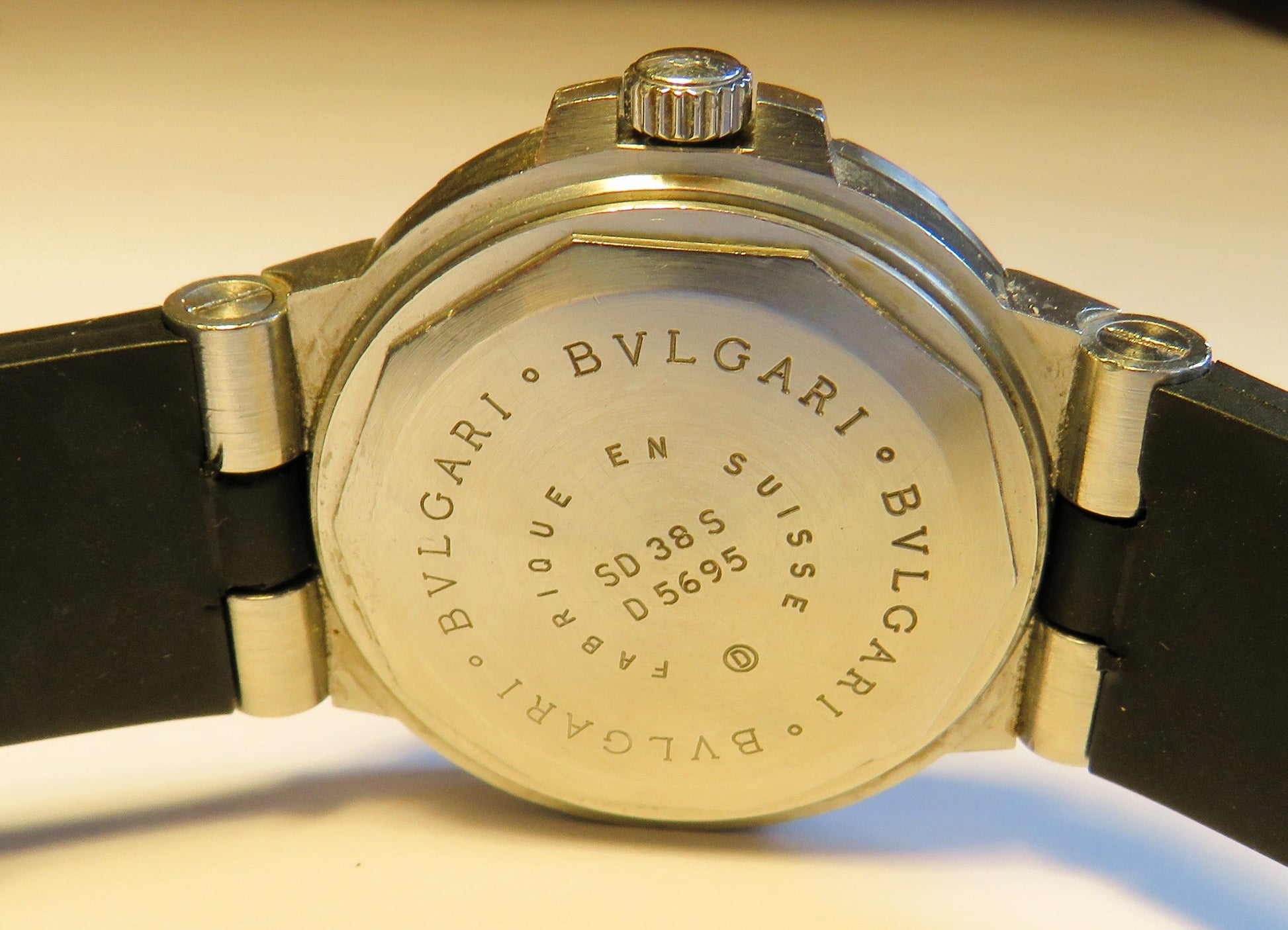 Bulgari Diagono Luxus Herren SD 38 S Automatik Chronometer Taucheruhr 200m - Sammler - Uhren