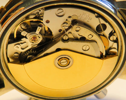 Bulova 4806 NOS Herren Chronorgraph Automatik Stahl Gold Day Date OVP - Sammler - Uhren