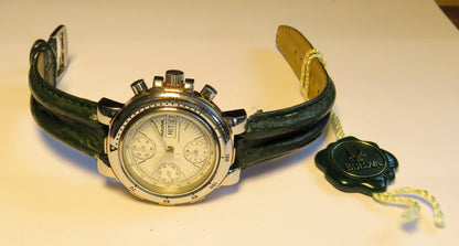 Bulova 4806 NOS Herren Chronorgraph Automatik Stahl Gold Day Date OVP - Sammler - Uhren