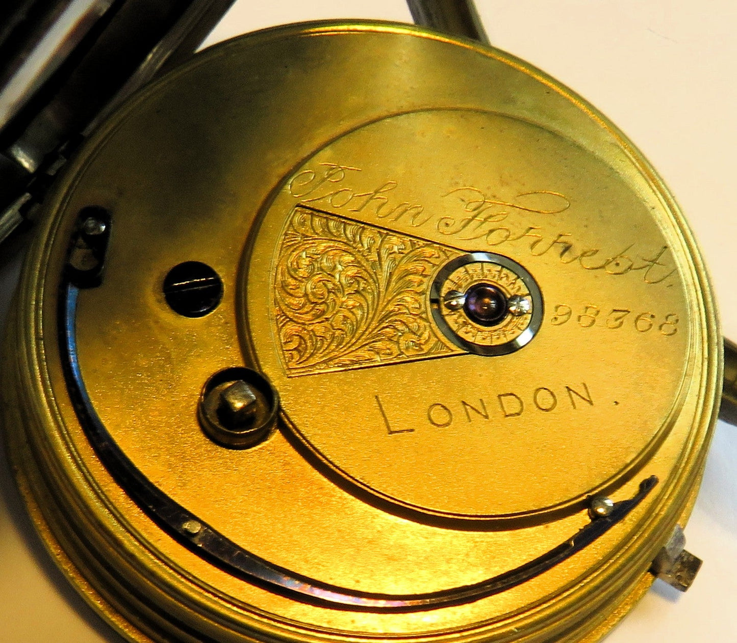 Deckuhr Marine Chronometer John Forrest London 925 Sterling Britsh Navy 1897 - Sammler - Uhren