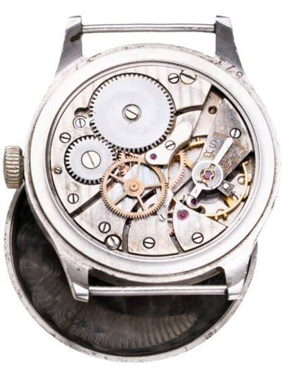 Domino frühe Pfeilindex Fliegeruhr Pilot Watch Reichsluftwaffe 1930 WK2 läuft - Sammler - Uhren