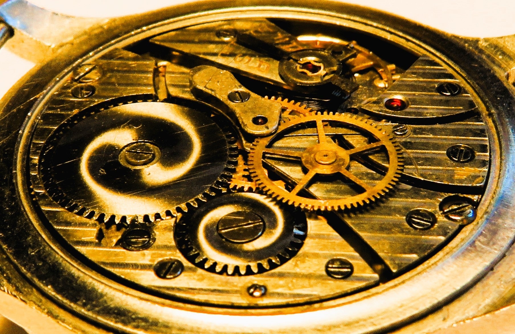 Domino frühe Pfeilindex Fliegeruhr Pilot Watch Reichsluftwaffe 1930 WK2 läuft - Sammler - Uhren