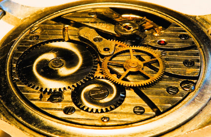 Domino frühe Pfeilindex Fliegeruhr Pilot Watch Reichsluftwaffe 1930 WK2 läuft - Sammler - Uhren