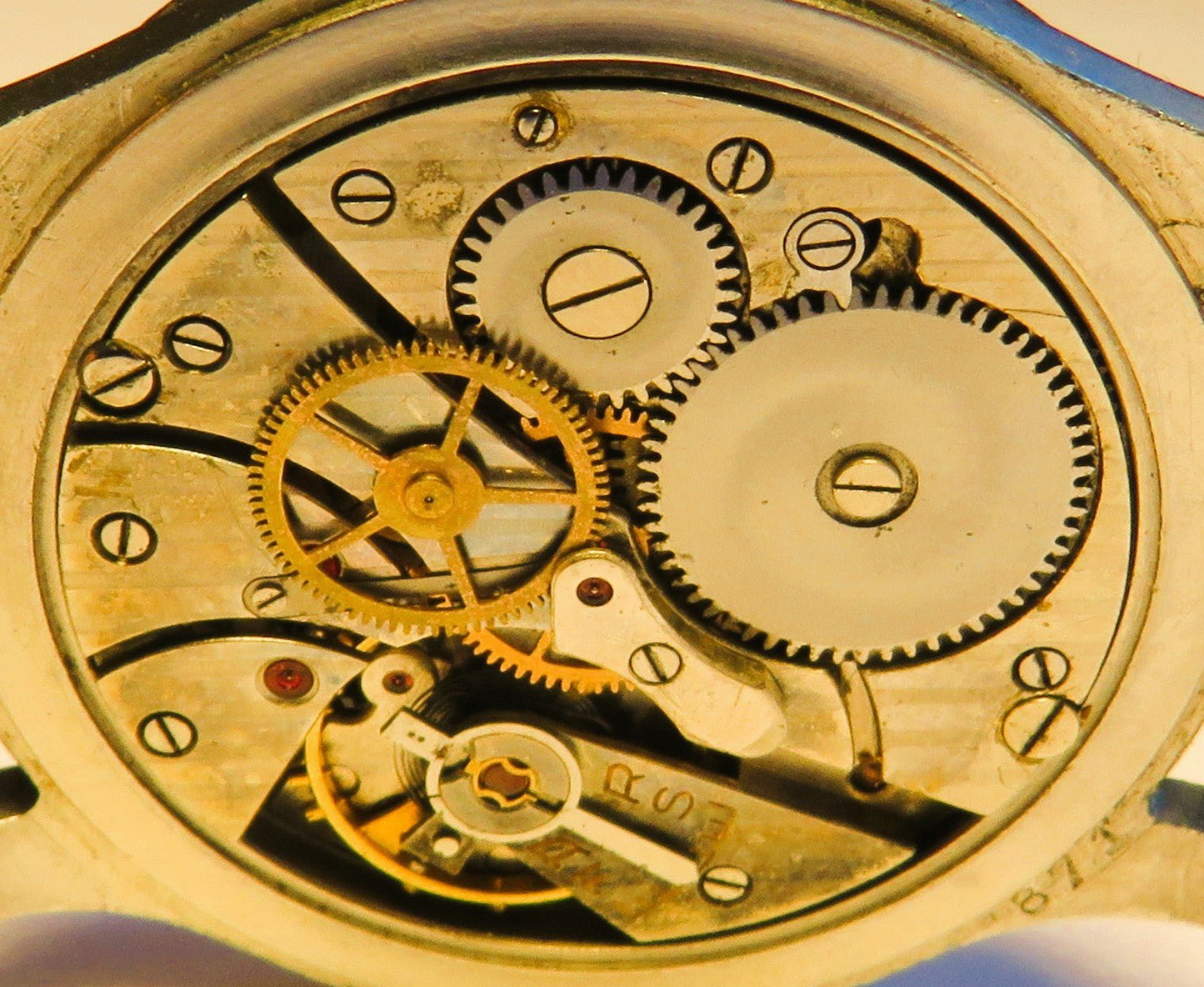 Domino frühe Pfeilindex Fliegeruhr Pilot Watch Reichsluftwaffe 1930 WK2 läuft - Sammler - Uhren