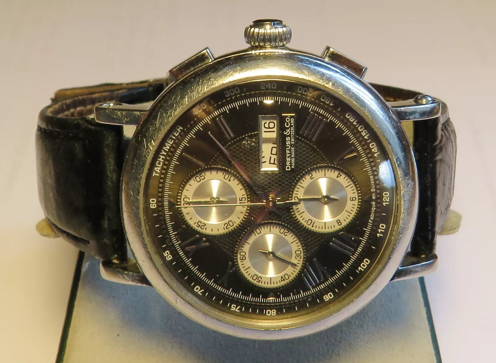 Dreyfuss & Co Luxus 1925 hand made Herren Automatic Chronograph Day Date - Sammler - Uhren