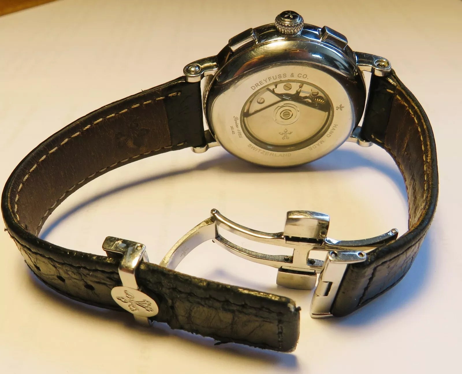 Dreyfuss & Co Luxus 1925 hand made Herren Automatic Chronograph Day Date - Sammler - Uhren