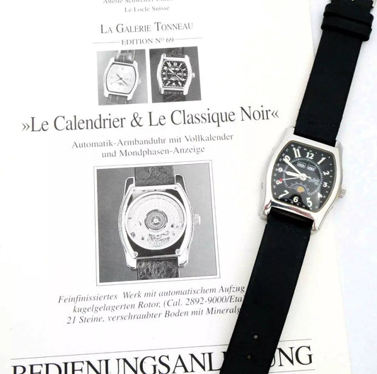 Du Bois "Le Calendrier & Le Classique Noir" Herren Armbanduhr Automatik Dubois - Sammler - Uhren