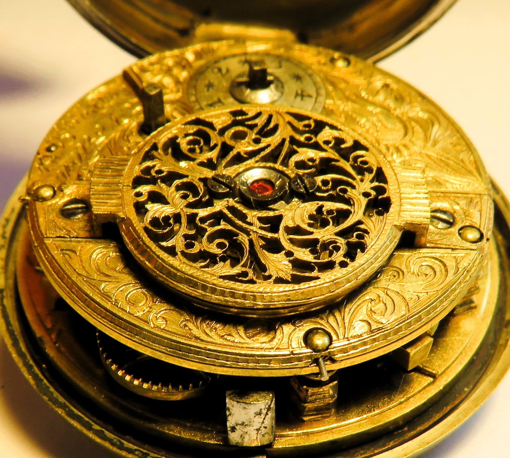 Eardly Norton London Spindeltschenuhr ca. 1775 englischer Hofuhrmacher - Sammler - Uhren