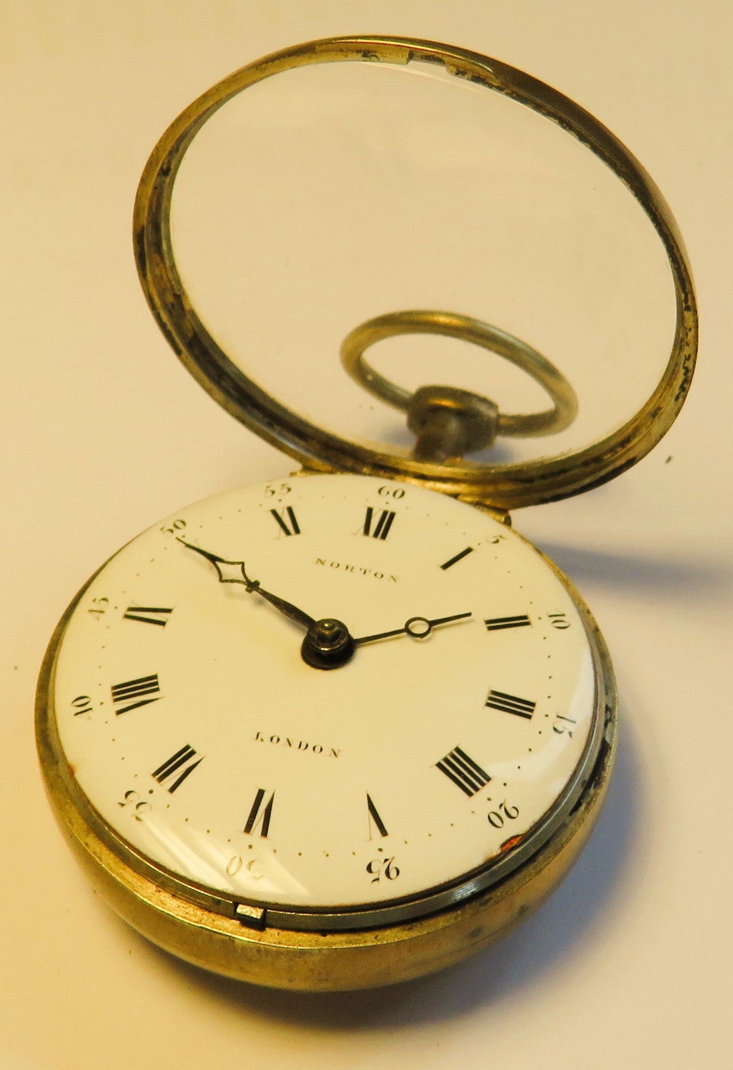 Eardly Norton London Spindeltschenuhr ca. 1775 englischer Hofuhrmacher - Sammler - Uhren