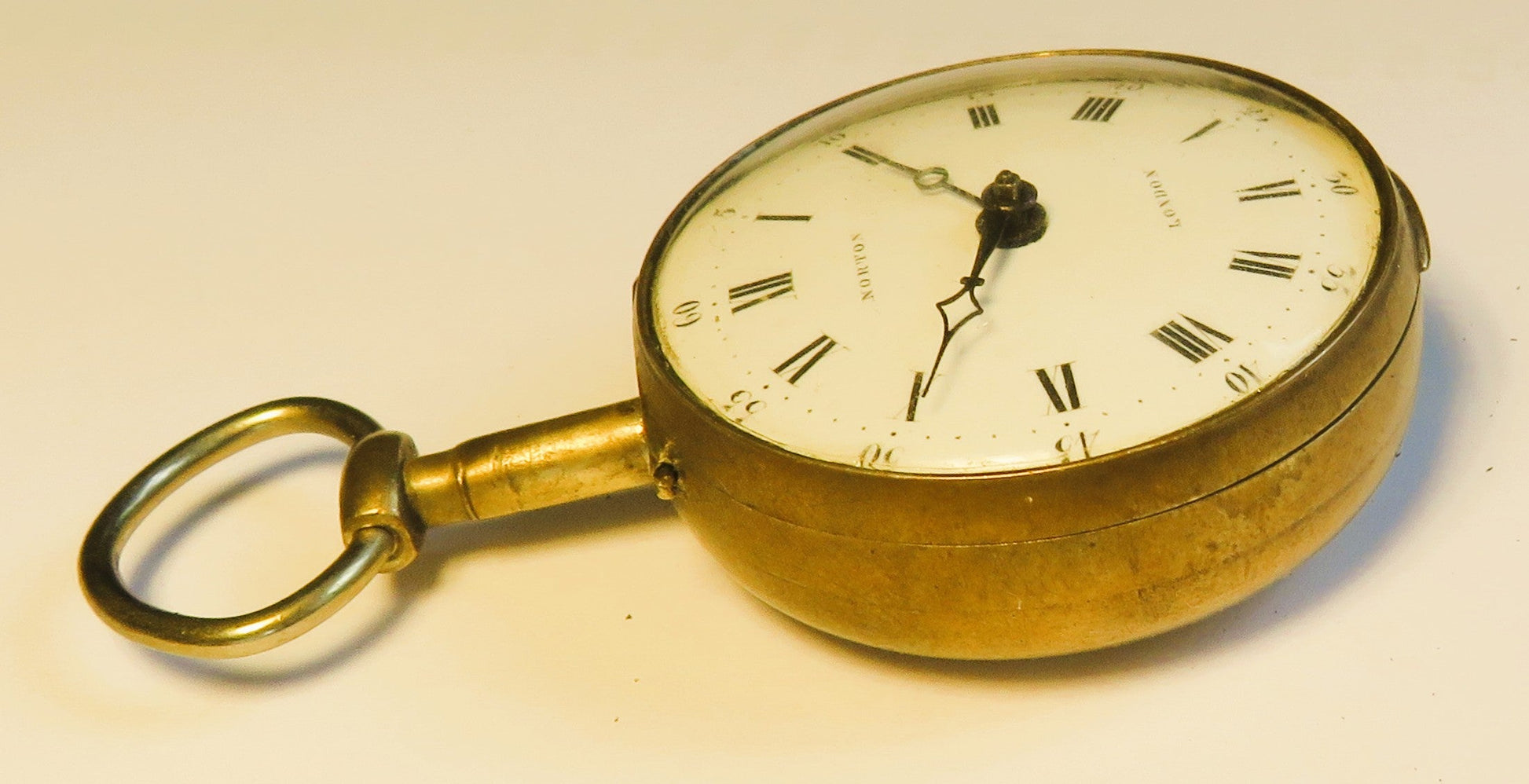 Eardly Norton London Spindeltschenuhr ca. 1775 englischer Hofuhrmacher - Sammler - Uhren