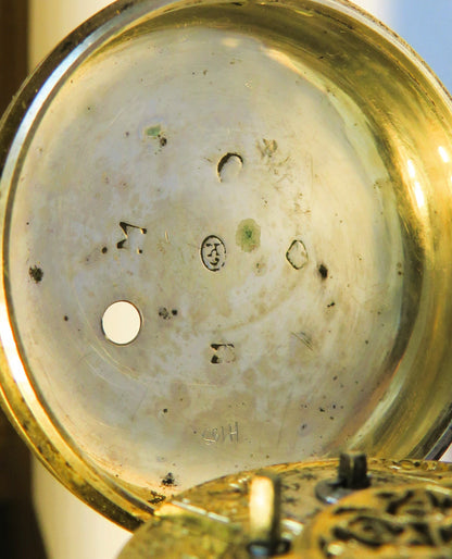 Eardly Norton London Spindeltschenuhr ca. 1775 englischer Hofuhrmacher - Sammler - Uhren