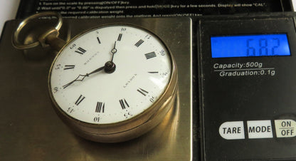 Eardly Norton London Spindeltschenuhr ca. 1775 englischer Hofuhrmacher - Sammler - Uhren
