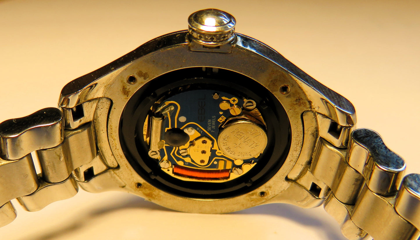 Ebel Onde Diamond Ref. A 316 773 Luxus Diamant Herren / Unisex Armbanduhr Quarz - Sammler - Uhren